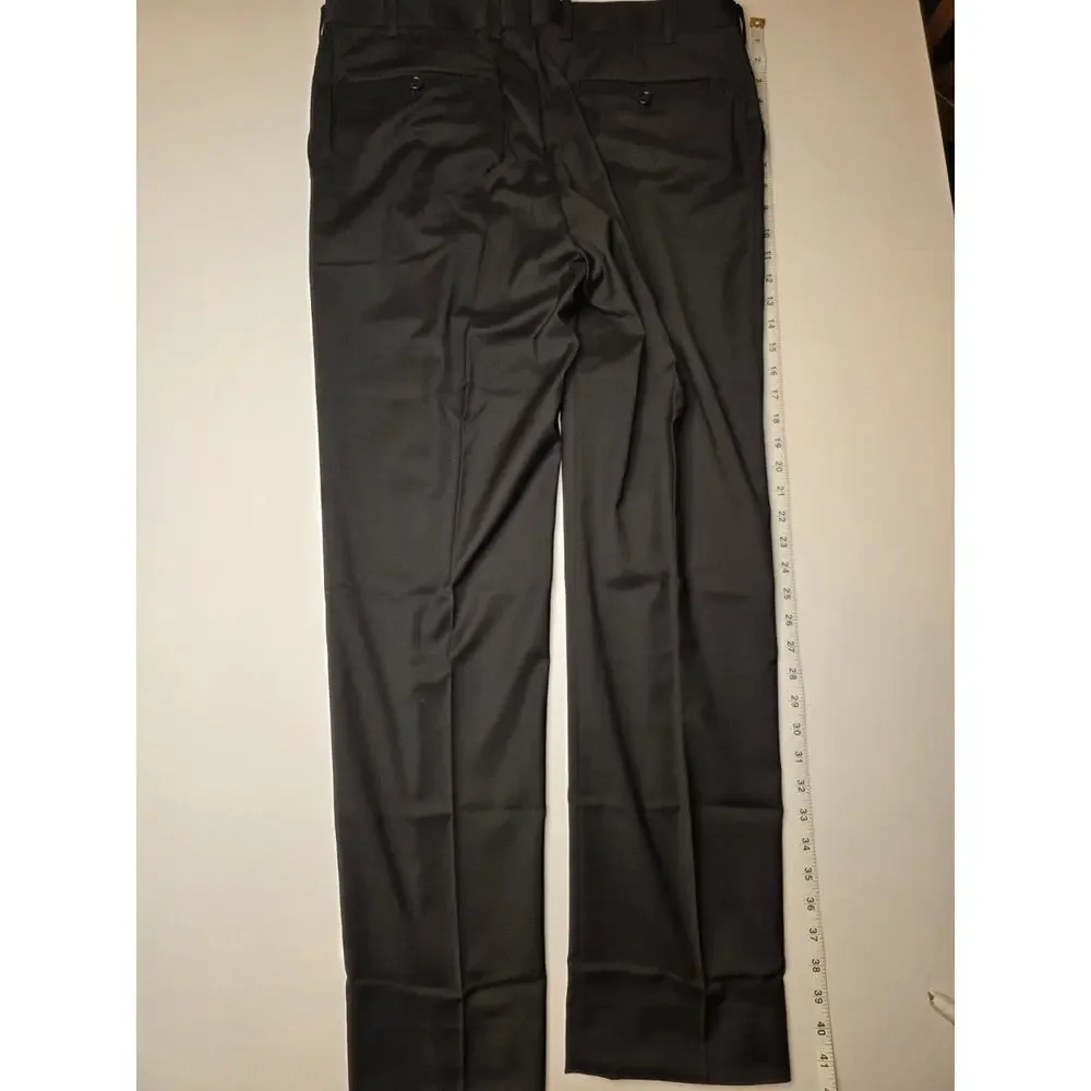 ALTON LANE Mercantile Trouser Black Tailored Dress Pants Poly Blend 32x32 NWT - Picture 6 of 7
